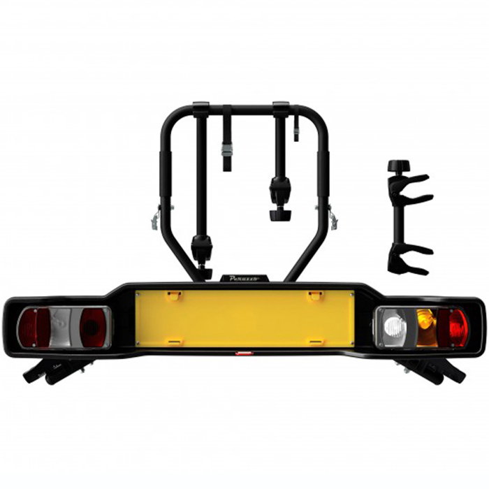 Suport 4 biciclete Peruzzo Siena 668/4N cu prindere pe carligul de remorcare, Negru [5]