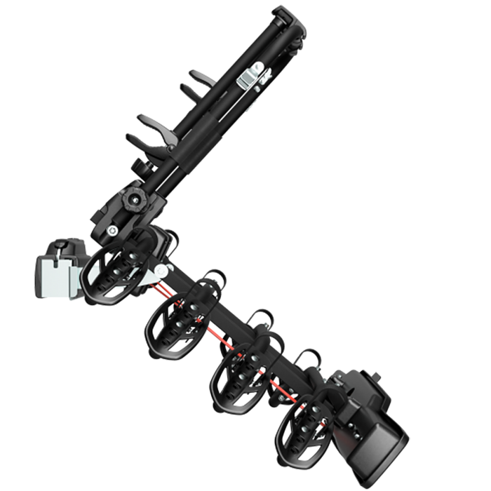Suport biciclete Peruzzo Parma 4 biciclete 706/4N negru cu prindere pe carligul de remorcare [4]