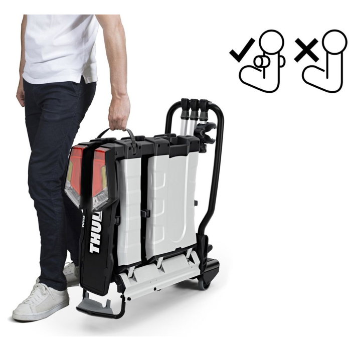 Suport biciclete Thule EasyFold XTF 3 cu prindere pe carligul de remorcare (13pini)- pentru 3 biciclete [4]