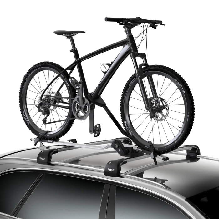 Suport biciclete Thule ProRide 598 Argintiu cu prindere pe bare transversale [4]