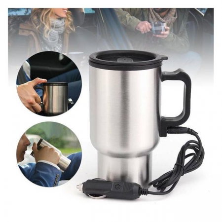 Cana termica cu alimentare 12v pentru masina din otel, volum 400ml [2]