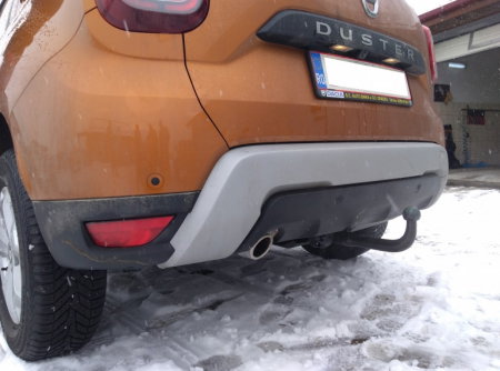 Carlig remorcare Dacia Duster dupa 2018 demontabil automat vertical marca Autohak [9]