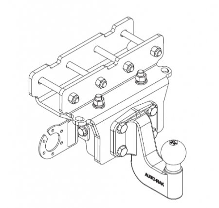 Carlige Jeep Gladiator - Jeep Gladiator 10/2019 - prezent carlig de remorcare marca Autohak