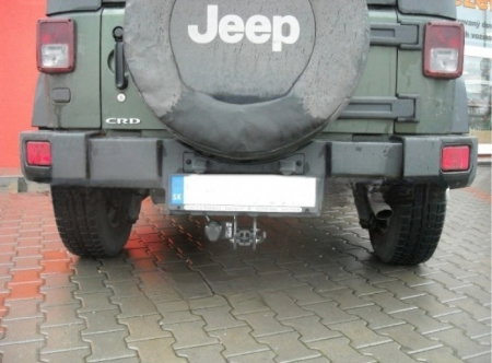 Jeep Wrangler JK 2006 - 2017 carlig de remorcare demontabil automat cu maneta marca Autohak [1]