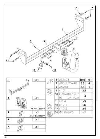 Cârlig de remorcare Auto-Hak Kia K4 5 uși Demontabil Vertical Invizibil (2025 - Prezent) [4]