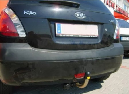 Kia Rio 5 usi 2005 - 2009 carlig de remorcare demontabil cu maneta [6]