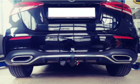 Mercedes A Class (W177) htb 2018 - prezent carlig de remorcare demontabil automat vertical [1]
