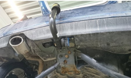 Mercedes B Class (W245) 2005 - 2011 carlig de remorcare demontabil automat vertical marca Autohak [4]