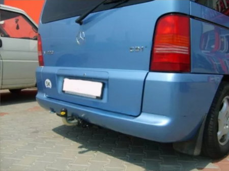 Mercedes Viano W638 van 1996 - 2003 carlig de remorcare demontabil automat cu maneta [3]