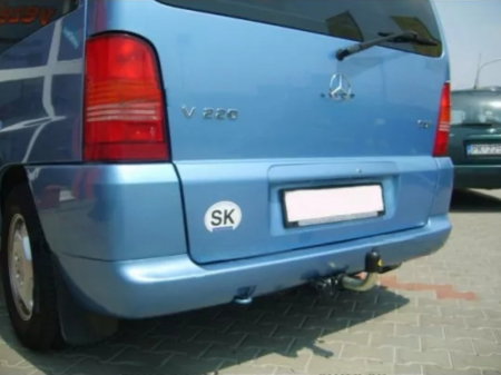 Mercedes Viano W638 van 1996 - 2003 carlig de remorcare demontabil automat cu maneta [1]