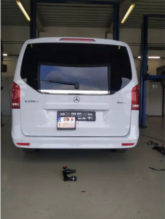 Mercedes Viano W447 van 2014 - prezent carlig de remorcare demontabil automat vertical [5]