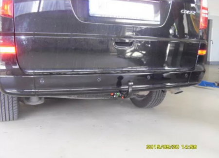 Mercedes Viano W639 van 2003 - 2014 carlig de remorcare demontabil automat vertical [5]