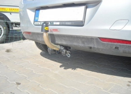Opel Astra J htb 2009 - 2015 carlig de remorcare demontabil automat cu maneta marca Autohak [4]