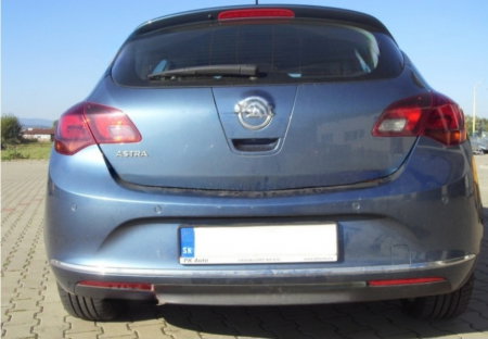 Opel Astra J htb 2009 - 2015 carlig de remorcare demontabil automat vertical marca Autohak [9]