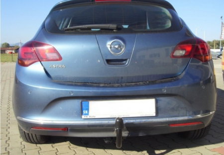 Opel Astra J htb 2009 - 2015 carlig de remorcare demontabil automat vertical marca Autohak [8]