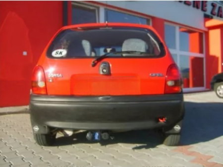 Carlig remorcare Opel Corsa B htb 1993 - 2000 demontabil automat cu maneta [1]