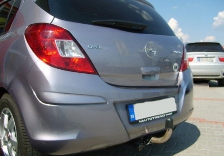 Opel Corsa D 2006 - 2019 carlig de remorcare demontabil automat cu maneta marca Autohak [3]