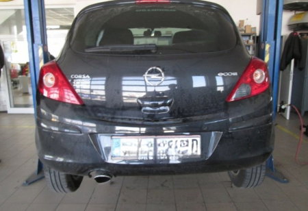 Opel Corsa D 2006 - 2019 carlig de remorcare demontabil automat vertical marca Autohak [5]