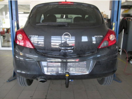 Opel Corsa E 2015 - 2019 carlig de remorcare demontabil automat vertical marca Autohak [6]