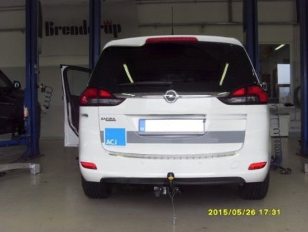 Opel Zafira C 2012 - 2019 carlig de remorcare demontabil automat cu maneta marca Autohak [9]