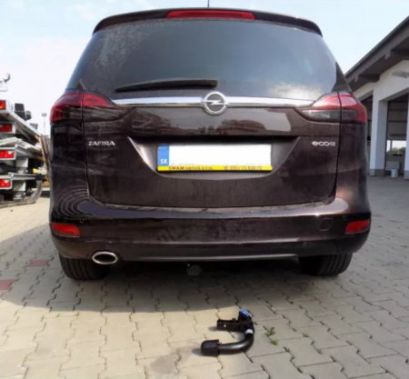 Opel Zafira C 2012 - 2019 carlig de remorcare demontabil automat vertical marca Autohak [6]