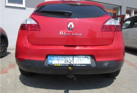 Renault Megane 3 htb 2009 - 2016 carlig de remorcare demontabil automat cu maneta marca Autohak [5]