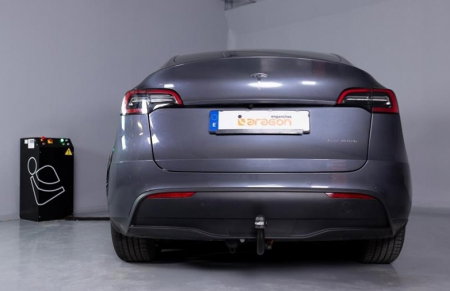 Carlig remorcare Tesla Model Y 5 usi 08/2021 - prezent demontabil automat vertical [3]