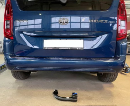 Carlig remorcare Toyota Proace City Verso 4403 mm 2019 - prezent demontabil automat vertical marca Autohak [10]