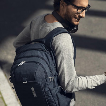 Rucsac urban cu compartiment laptop, Thule, Construct, 24L, Carbon Blue [3]