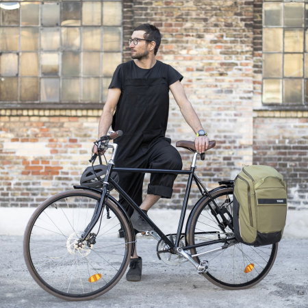 Rucsac urban hibrid pentru bicicleta, cu compartiment  laptop, Thule, Paramount, 26L, Tan Beige [5]