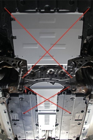 Prelungire Scut Aluminiu Antifurt 3mm Suzuki Swace (2020+) - Extensie Protecție Catalizator [7]