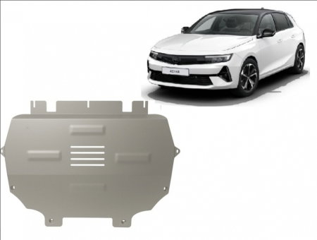 Scut Aluminiu 3mm Motor, Cutie, Radiator și Bară Opel Astra L (2021+) [1]