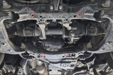 Scut protecție motor și grup față aluminiu 4mm Toyota Land Cruiser J250. [2]
