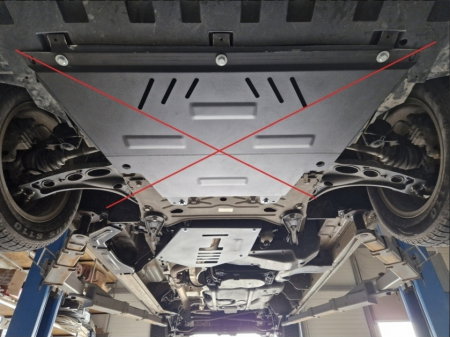 Scut Metalic Catalizator Oțel 2mm Renault Trafic (2022+) [9]