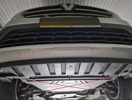 Scut Metalic Catalizator Oțel 2mm Renault Trafic (2022+) [10]