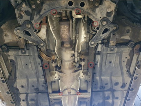 Scut Metalic Antifurt Oțel 2mm Toyota Corolla (2013-2018) - Protecție Catalizator [3]