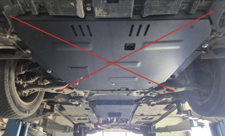 Scut Metalic Antifurt Oțel 2mm Toyota Corolla (2013-2018) - Protecție Catalizator [7]