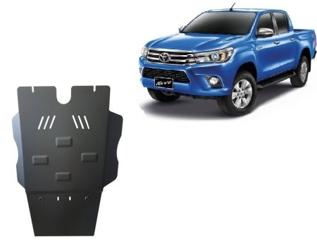 Scut Metalic Protecție Cutie Viteze și Filtru Particule Toyota Hilux Revo 2016-2026 - Oțel 2.5mm Karmaster [1]