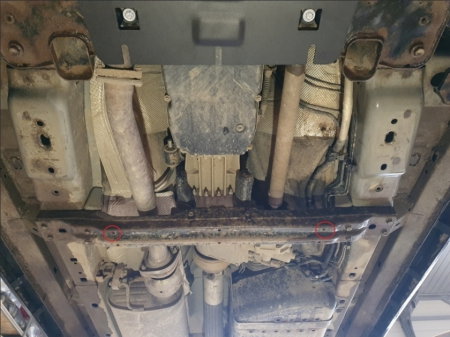 Scut metalic cutie de viteze oțel 2mm Jeep Commander 2005 - 2010 [3]