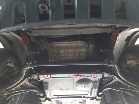 Scut metalic cutie de viteze si reductor Mercedes ML W163 1998-2005 [2]