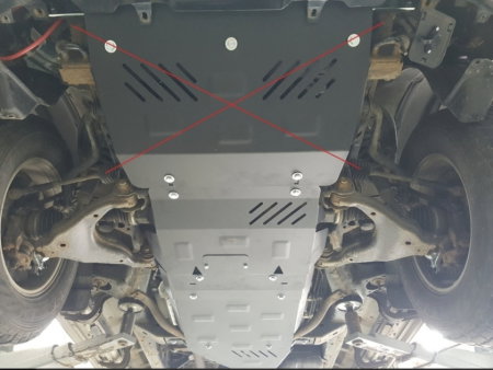 Scut Metalic Cutie Viteze Oțel 2.5mm Toyota Land Cruiser J120 2002-2009 - Protecție Transmisie [6]