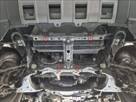 Scut metalic radiator oțel 3mm Lexus GX 2024+ [3]
