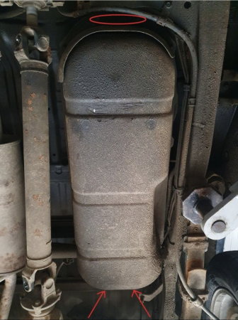 Scut metalic grosime 2mm pentru rezervor Mitsubishi L200 2015-prezent [2]