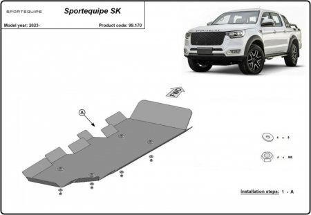Scut motor Sportequipe - Scut metalic rezervor Sportequipe SK