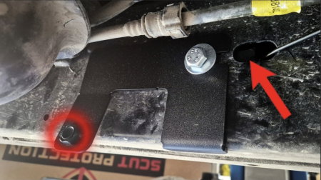 Scut metalic rezervor SsangYong Musso Grand [5]