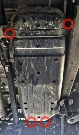 Scut metalic rezervor SsangYong Rexton 2 [8]