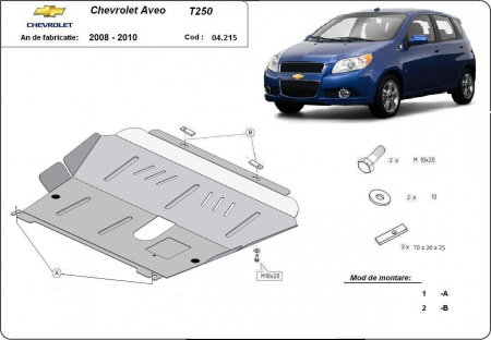 Scut motor Chevrolet - Scut motor metalic Chevrolet Aveo 2008 - 2011