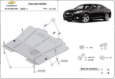Scut motor Chevrolet - Scut motor metalic Chevrolet Malibu dupa 2013