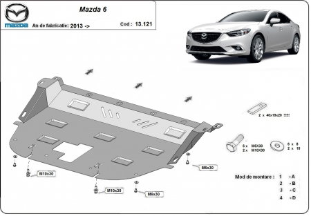 Scut motor metalic Mazda 6 dupa 2013 [0]