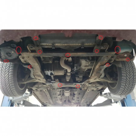 Scut motor metalic Alfa Romeo 159 2004-2011 [3]